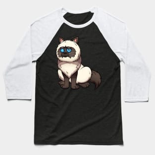 Himalayan Cat Baseball T-Shirt